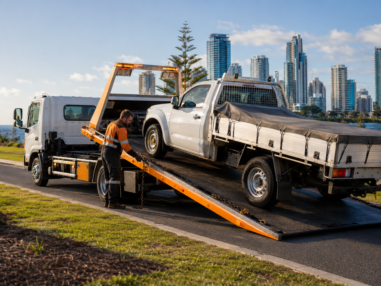 Machinery transport service operating across the Gold Coast.