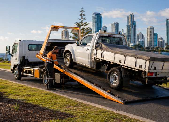 Machinery transport service operating across the Gold Coast.